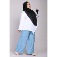 Palazo Almas (Plus Size) - Candy Blue